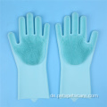 Haustierpflege -Massage -Reinigung Handschuhe Super weich